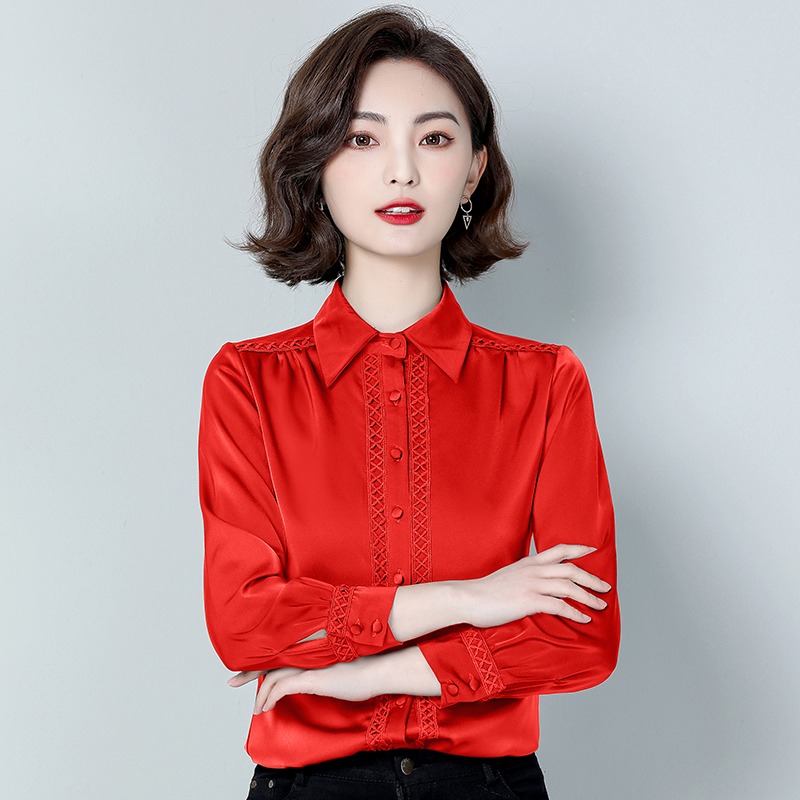 เสื้อเชิ้ต สีพื้นวัยทำงาน