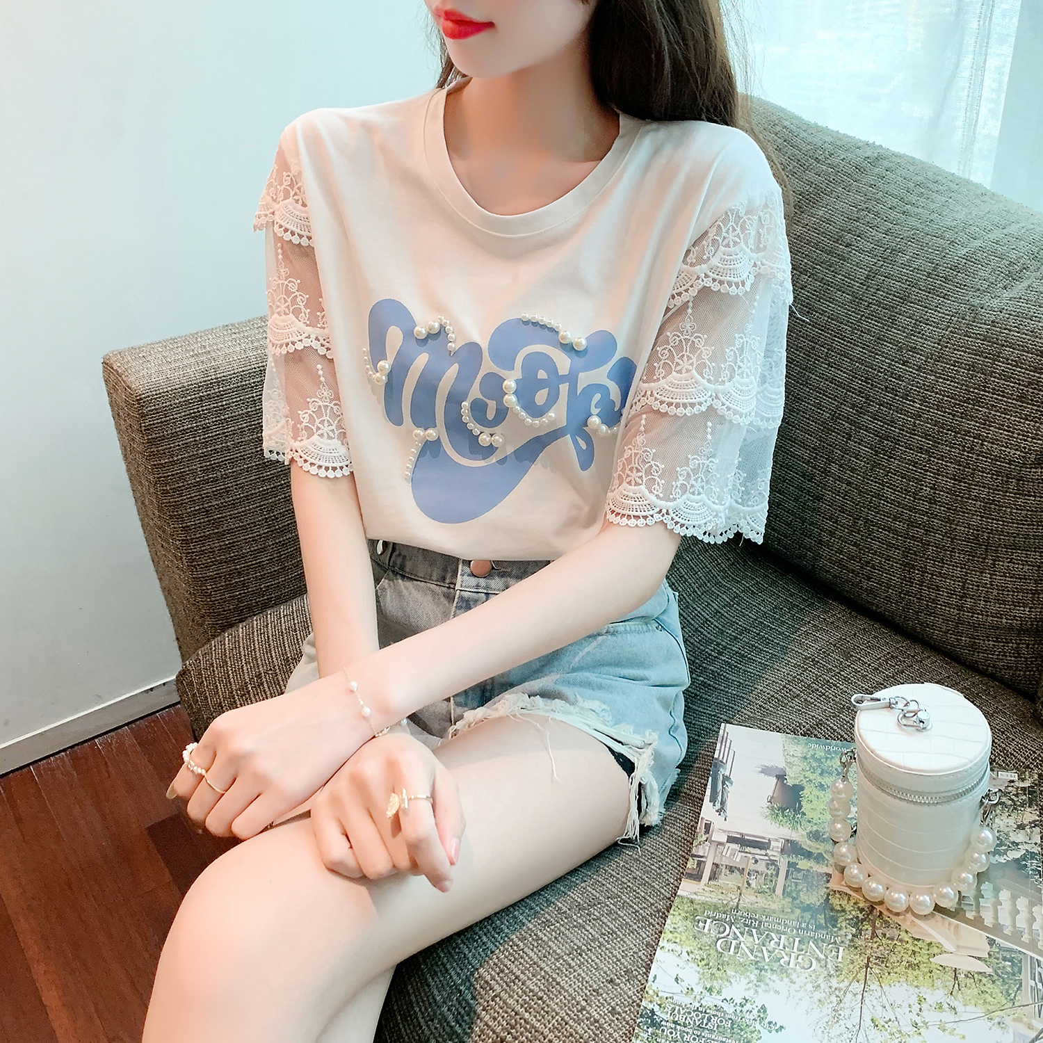 เสื้อเชิ้ตแขนยาววัยรุ่น ลายสวยๆ แบรนด์ YIL AN