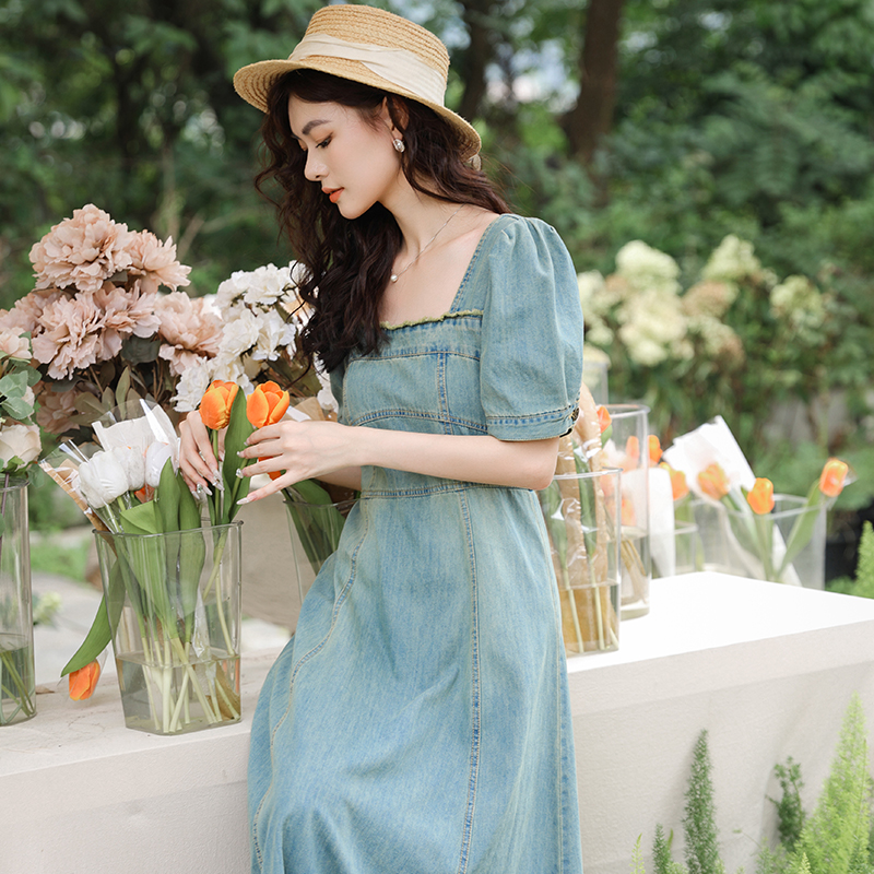 เดรสแขนสั้น มีไซส์ L-4XLอก 38-47 นิ้ว ใส่ได้ทั้งสาวหุ่นดีน่ารักจนถึงสาวอวบพลัสไซส์ จัดส่งฟรี! ทักแชทสั่งซื้อ