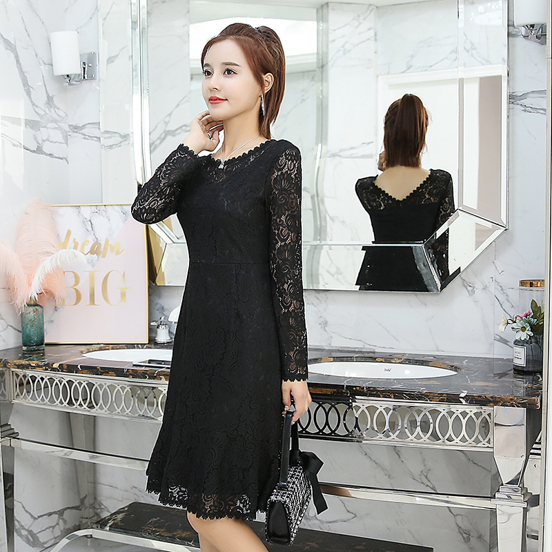 Dress4567 เดรสลูกไม้แขนยาว ซิปหลัง มีซับในอย่างดีทั้งชุด ผ้าลูกไม้เกรดพรีเมียมเนื้อดีลายสวยเนื้อหนามีน้ำหนัก งานสวยเหมือนราคาหลักพัน ทรงสวยเรียบหรูใส่ทำงาน/ใส่ออกงานได้ **พร้อมส่งสีชมพูสีเดียวค่ะ