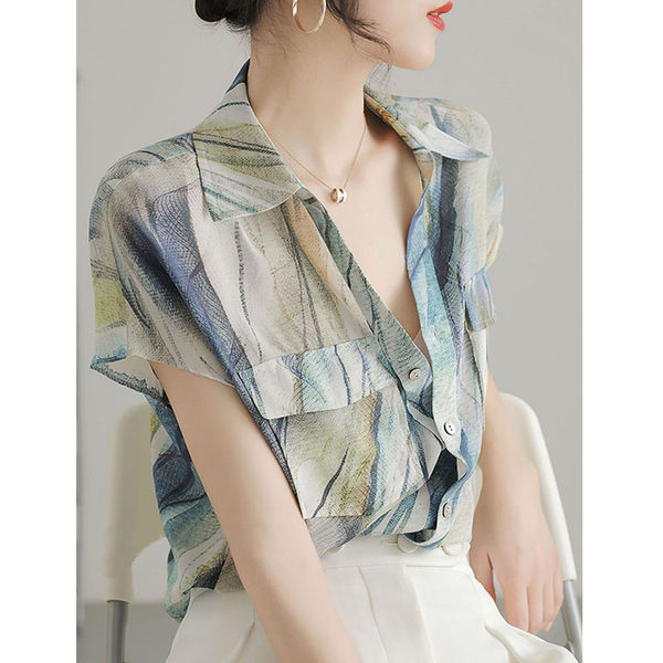 เสื้อชีฟองเกาหลี เสื้อชีฟองสวยๆ