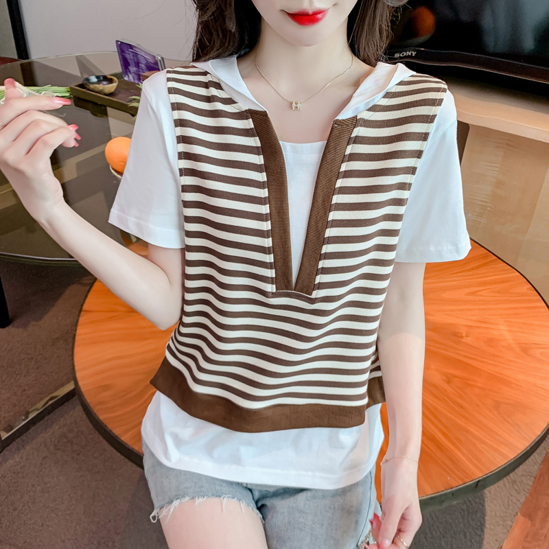 เสื้อผ้าวัยรุ่นเกาหลี เสื้อยืดวัยรุ่นผู้หญิง มีขนาด S M L XL