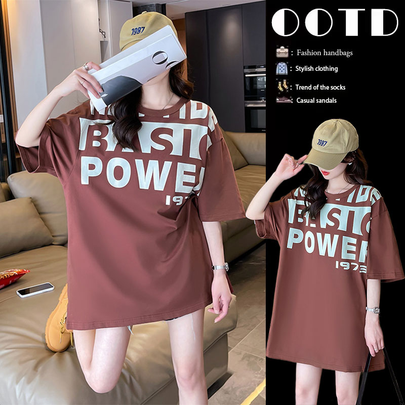 เสื้อยืดคนอ้วนแบบโอเวอร์ไซส์แบบ ulzzang fashion สนใจทักแชท