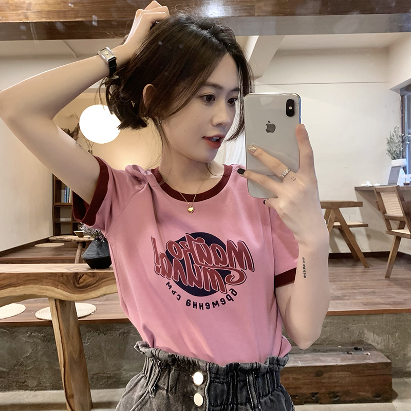 เสื้อผ้าวัยรุ่นเกาหลี เสื้อยืดวัยรุ่นผู้หญิง มีขนาด S M L XL