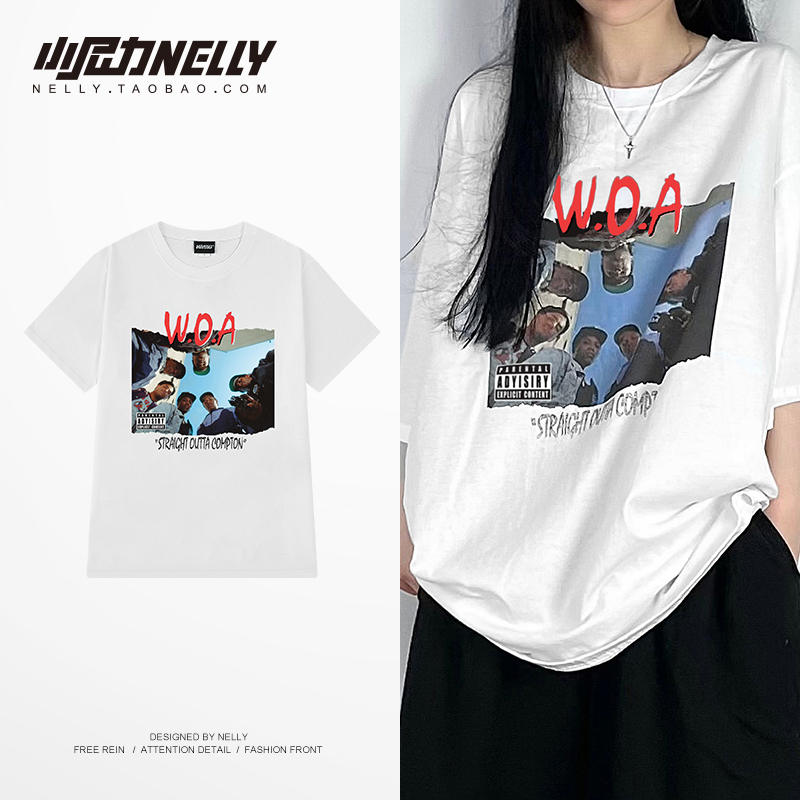 เสื้อยืดคอกลม ผู้ชาย เสื้อยืดผู้ชายเกาหลี เสื้อยืดเกาหลี แบรนด์ NELLY