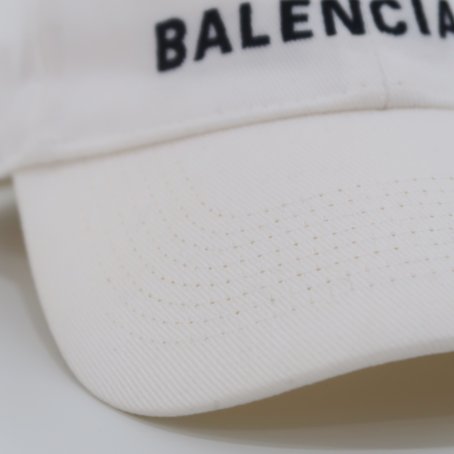 Balenciaga White Logo Cap