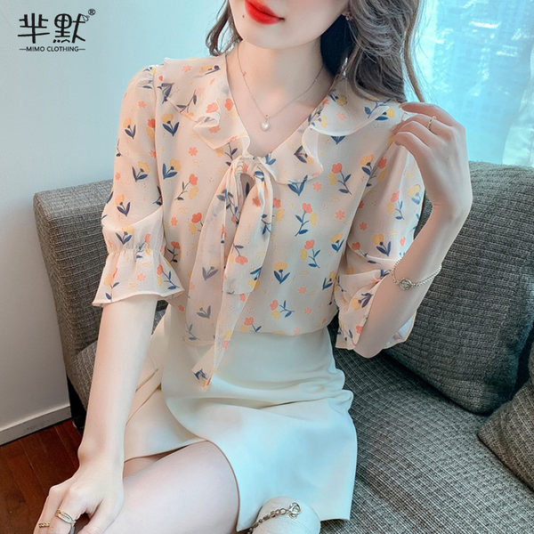 เสื้อชีฟองเกาหลี เสื้อชีฟองสวยๆ