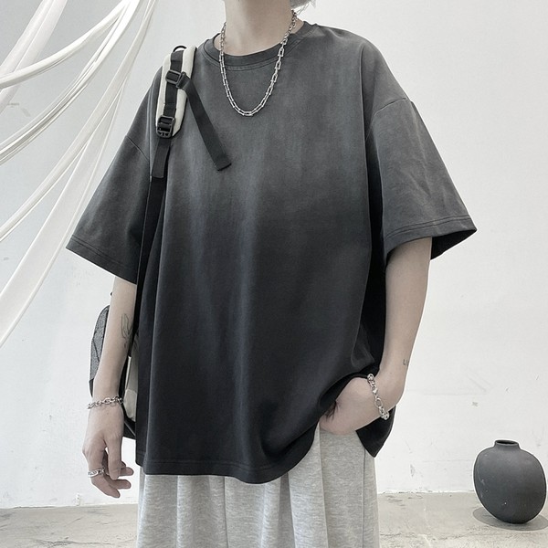 เสื้อยืดผู้ชายอ้วน S-5XL(อกเสื้อ39-51นิ้ว)