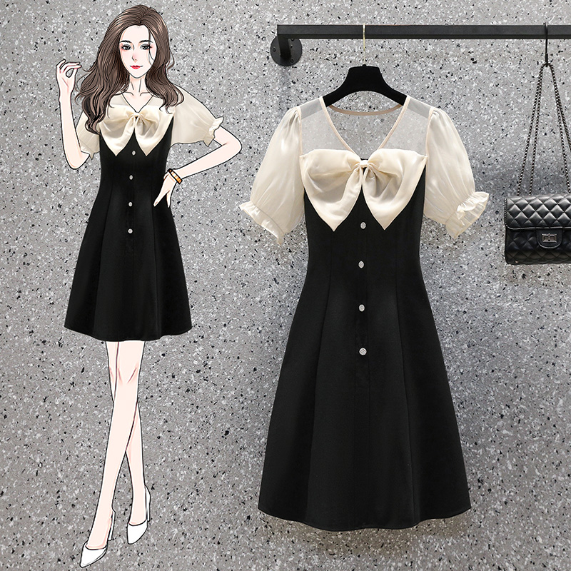 เดรสคนอ้วน เดรสสาวอวบ ชุดเดรสคนอ้วนวัยรุ่น BY PLUS SIZE Girl