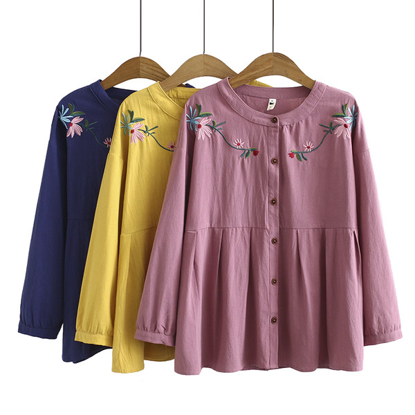 เสื้อลินินสไตล์ผู้ใหญ่ เสื้อคุณแม่ เสื้อผู้ใหญ่ แบรนด์ LININ