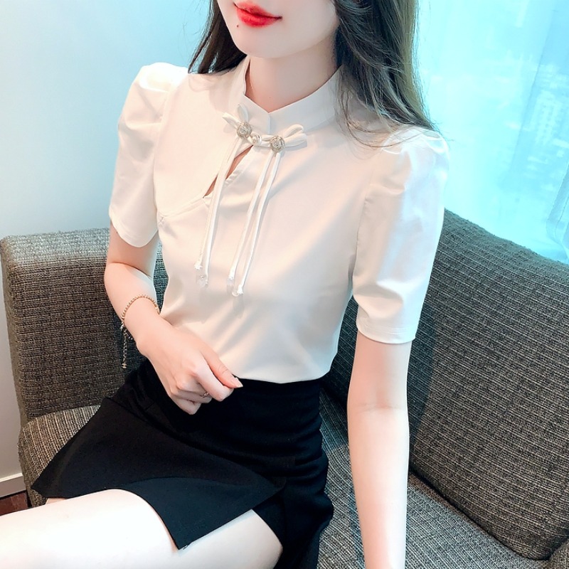 เสื้อเชิ้ตผู้หญิงแขนยาว เสื้อเชิ้ตผู้หญิงใส่ทํางาน 390 บาทต่อชิ้น ฟรีค่าจัดส่ง