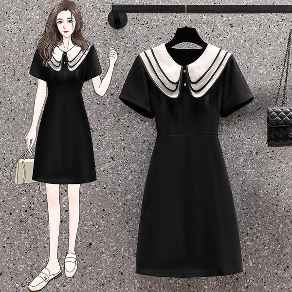 เดรสคนอ้วน เดรสสาวอวบ ชุดเดรสคนอ้วนวัยรุ่น BY PLUS SIZE Girl