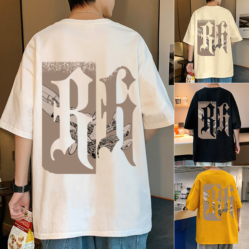 เสื้อยืดผู้ชายอ้วน M-5XL