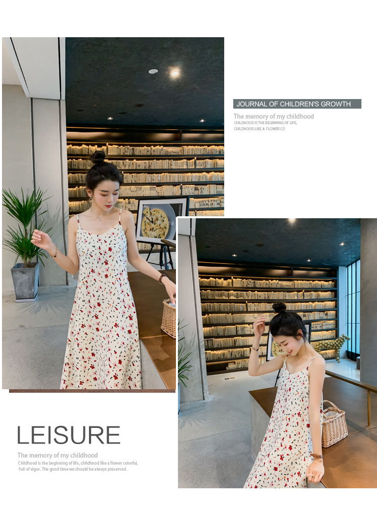 Dress4638 เดรสยาวสายเดี่ยวผ้าชีฟองเนื้อหนาเกรดพรีเมียมลายดอกไม้ ซิปข้าง มีซับในเนื้อหนาอย่างดี สายบ่าปรับระดับได้ งานดีทรงดีผ้าทิ้งตัวพริ้วสวยไม่ยับง่ายไม่ต้องรีดหลังซัก งานสวยเหมือนราคาหลักพัน ทรงนี้ใส่ได้เรื่อยๆ ชุดเดียวเอาอยู่