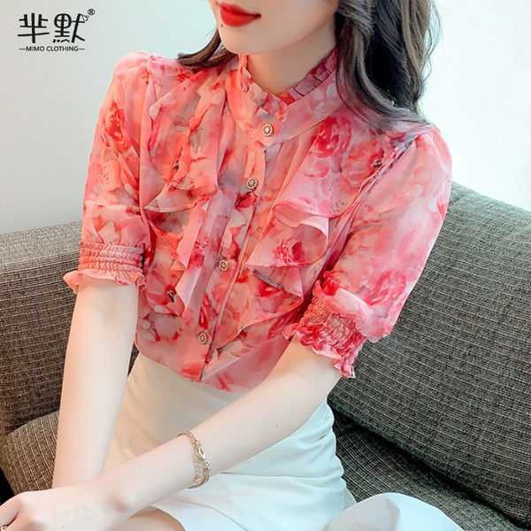เสื้อชีฟองเกาหลี เสื้อชีฟองสวยๆ