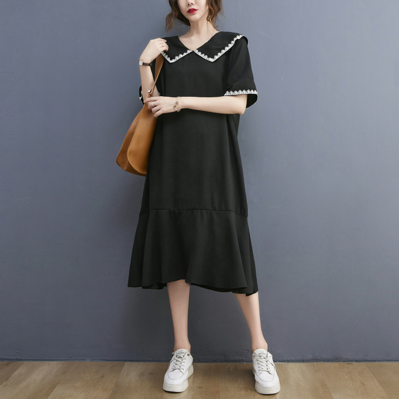 เสื้อลินินคนอ้วน เสื้อทีเชิ้ตคนอ้วนผู้หญิง เสื้อทีเชิ้ตตัวใหญ่ By Literary Plus size