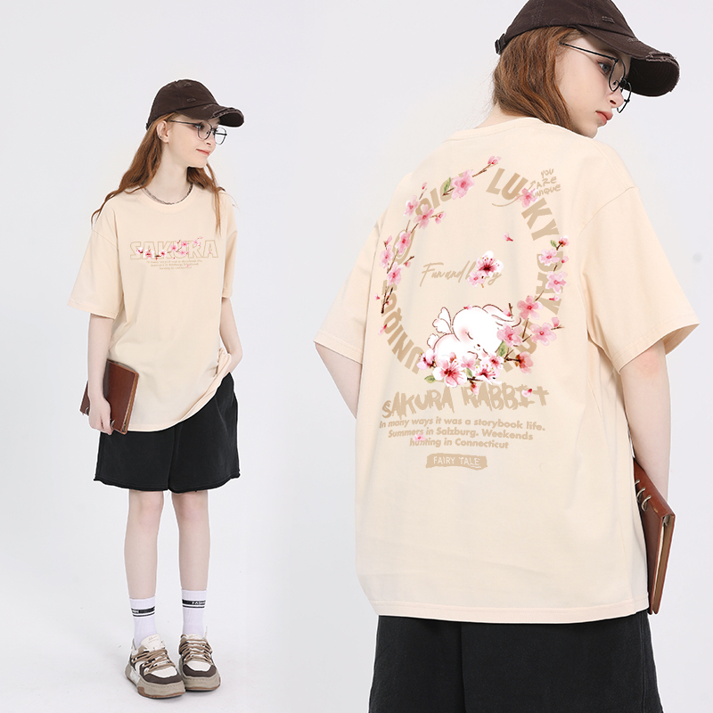 เสื้อผ้าวัยรุ่นเกาหลี เสื้อยืดวัยรุ่นผู้หญิง มีขนาด S M L XL