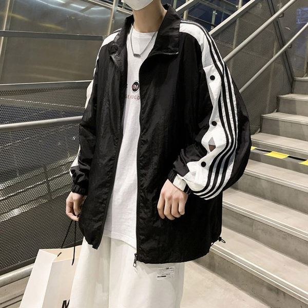 เสื้อแจ็คเก็ตเบสบอล เสื้อคลุม เสื้อแขนยาวสไตล์เกาหลี