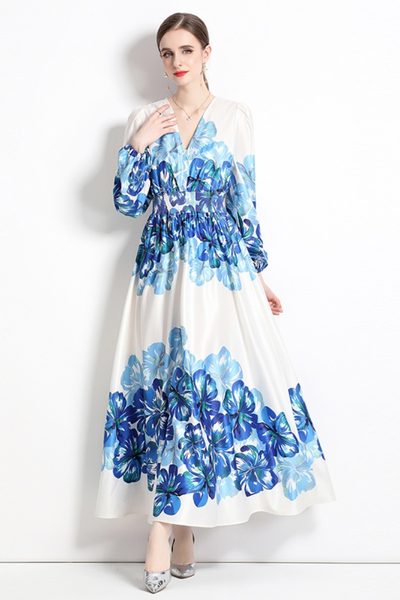 ชุดเดรสยาวสวยๆ ชุดเดรสยาวใส่สบาย ใส่ทำงาน