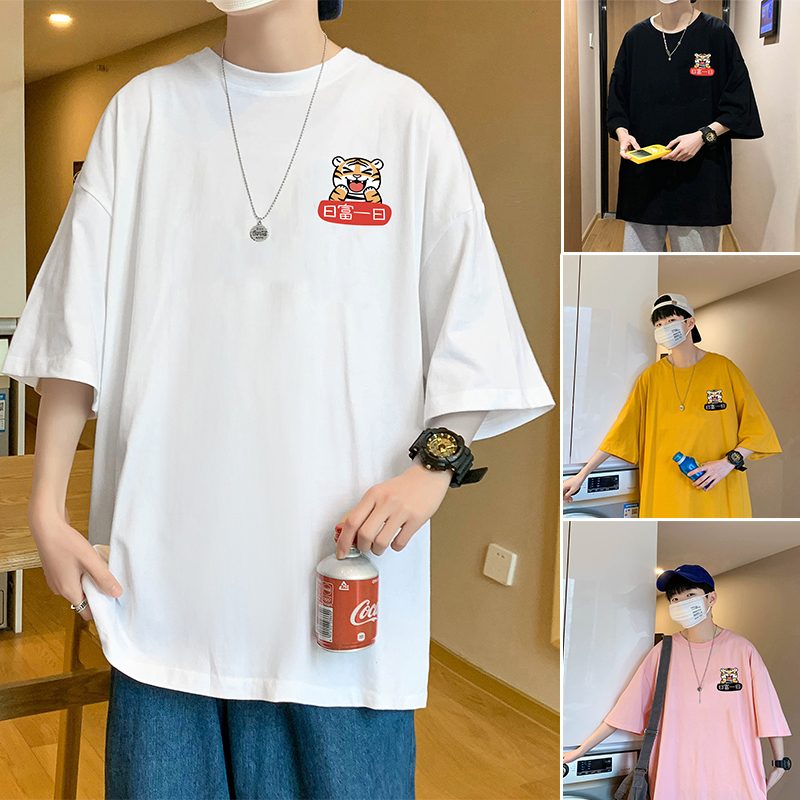 เสื้อยืดผู้ชายอ้วน M-5XL
