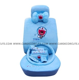 ( ลด 10% ) DORAEMON - ชุดผ้าคลุมเบาะรถยนต์