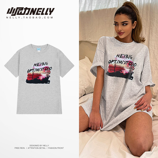 เสื้อยืดคอกลม ผู้ชาย เสื้อยืดผู้ชายเกาหลี เสื้อยืดเกาหลี แบรนด์ NELLY