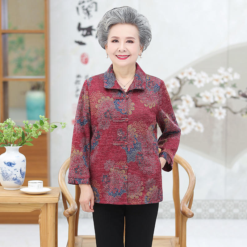 เสื้อคุณยาย เสื้อผู้วัยอายุ60-70ปี เสื้ออาม่า เสื้อผู้สูงอายุ