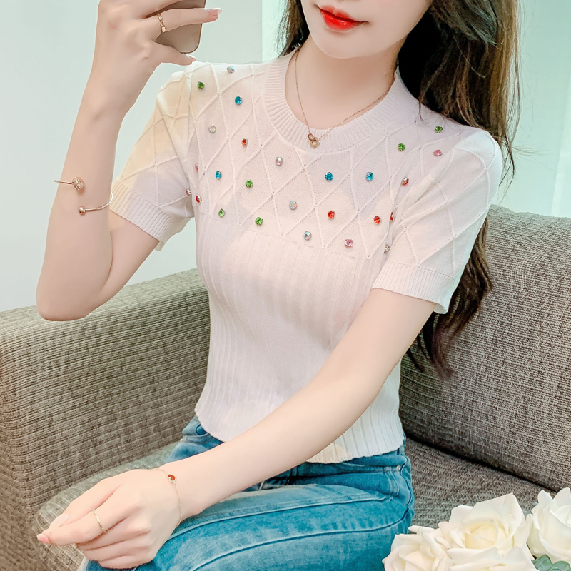 เสื้อผ้าวัยรุ่นเกาหลี เสื้อยืดวัยรุ่นผู้หญิง มีขนาด S M L XL