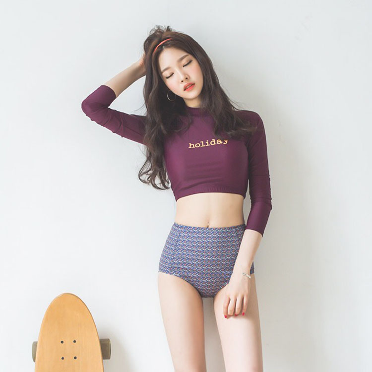 ชุดว่ายน้ำผู้หญิง แบบชุดว่ายน้ำสไตล์เกาหลี
