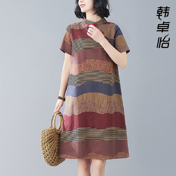 เดรสวัยผู้ใหญ่40-60ปี เดรสคุณแม่ ชุดเดรสทำงานวัยผู้ใหญ่ แบรนด์ MAMA DRESS