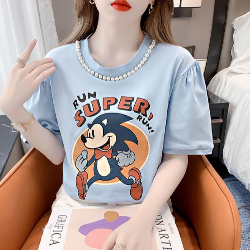 เสื้อยืดวัยรุ่นน่ารักๆ เสื้อวัยรุ่นแขนสั้น เสื้อผ้าวัยรุ่นเกาหลี แบรนด์ Wiyike