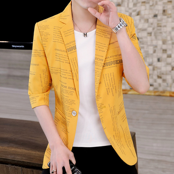 สูท Blazers ผู้ชาย เสื้อคลุมสไตล์สูท สำหรับผู้ชาย
