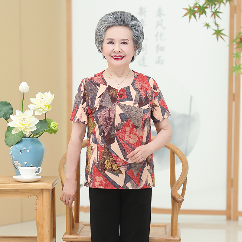 เสื้อคุณยาย เสื้อผู้วัยอายุ60-70ปี มีขนาด L-4XL(อกประมาณ35-45นิ้ว)