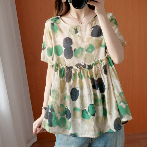 เสื้อผ้าฝ้ายสไตล์วินเทจ ใส่ตั้งแต่สาวผอม-สาวอวบ น้ำหนักตัว50-90 กิโลกรัม By Meimei plus size