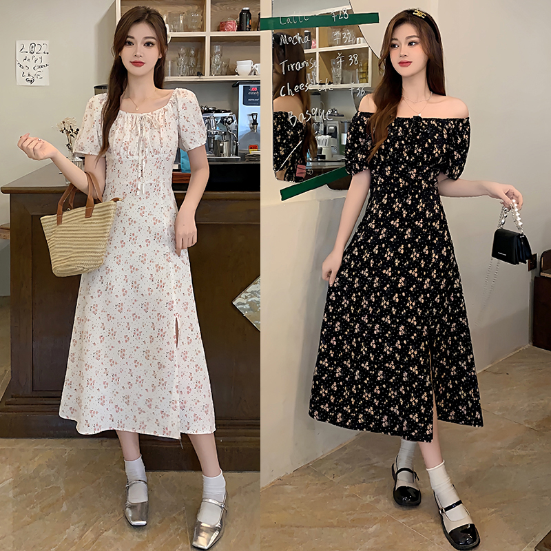 เดรสแขนสั้น มีไซส์ L-4XLอก 38-47 นิ้ว ใส่ได้ทั้งสาวหุ่นดีน่ารักจนถึงสาวอวบพลัสไซส์ จัดส่งฟรี! ทักแชทสั่งซื้อ