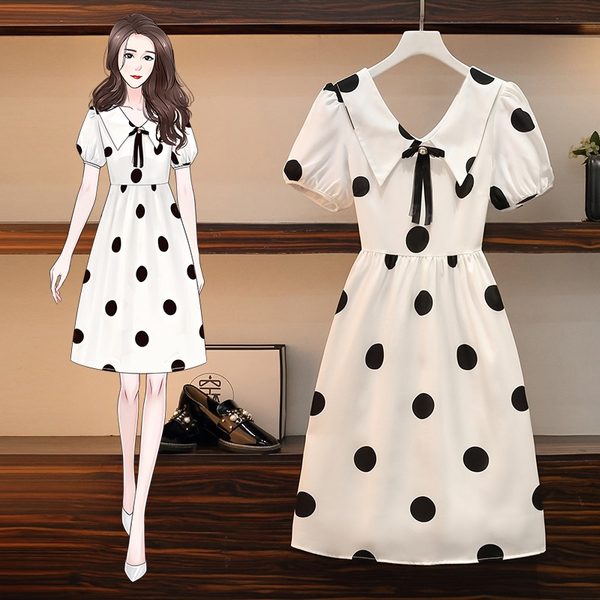 เดรสคนอ้วน เดรสสาวอวบ ชุดเดรสคนอ้วนวัยรุ่น BY PLUS SIZE Girl