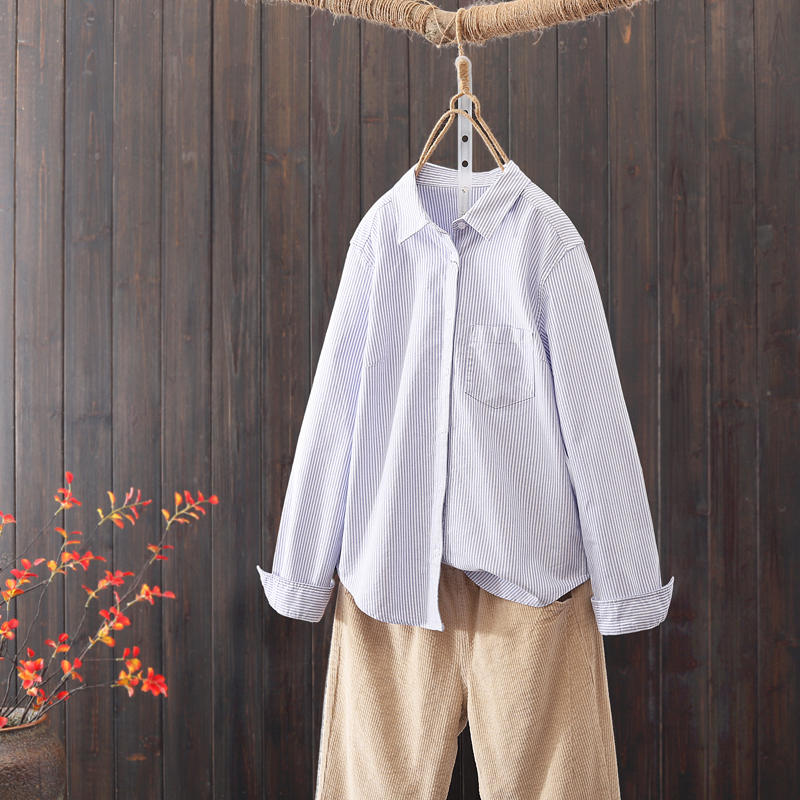 แบบเสื้อสวยๆ เสื้อผ้าฝ้ายลินิน เสื้อเชิ้ตผ้าลินิน