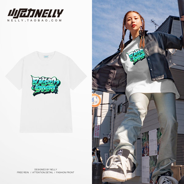เสื้อยืดคอกลม ผู้ชาย เสื้อยืดผู้ชายเกาหลี เสื้อยืดเกาหลี แบรนด์ NELLY