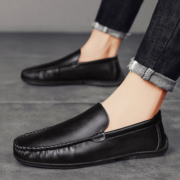 รองเท้าหนังผู้ชาย มีไซส์39-44 รองเท้าโลฟเฟอร์ชาย Slip-On Shoes