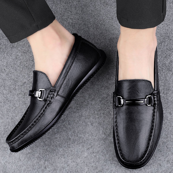 รองเท้าหนังผู้ชาย มีไซส์39-44 รองเท้าโลฟเฟอร์ชาย Slip-On Shoes