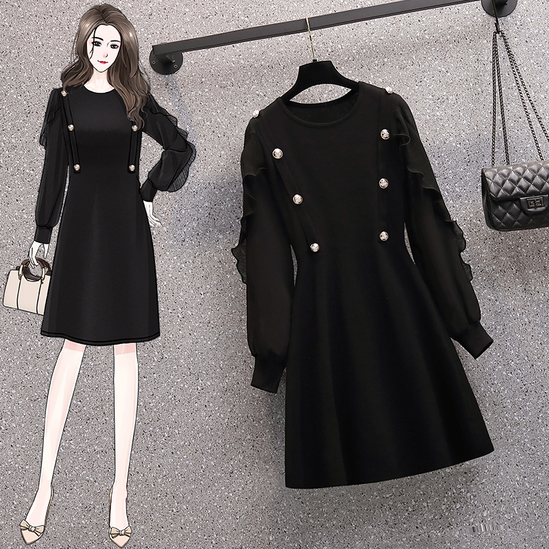 เดรสแขนสั้น มีไซส์ L-4XLอก 38-47 นิ้ว ใส่ได้ทั้งสาวหุ่นดีน่ารักจนถึงสาวอวบพลัสไซส์