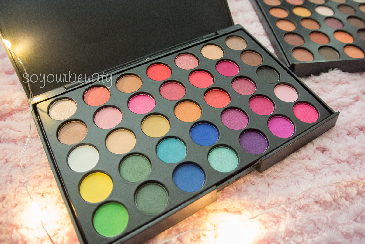 อายแชโดว์ พาเลท 35 สี Eyeshadow pallete เนื้อแมท เนื้อชิมเมอร์ติดทน