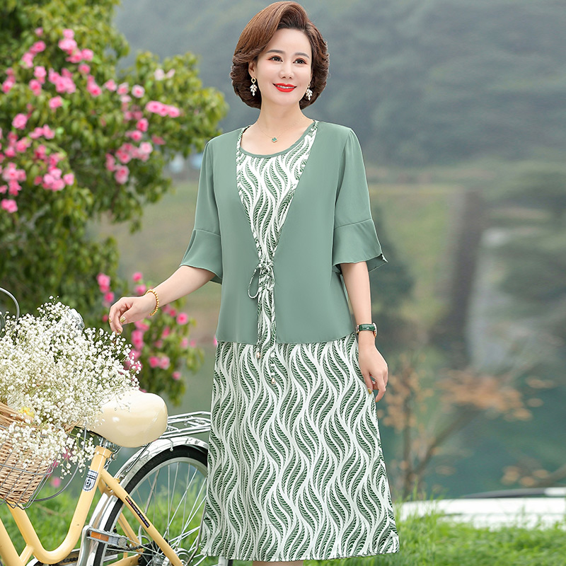 เดรสวัยผู้ใหญ่40-60ปี เดรสคุณแม่ ชุดเดรสทำงานวัยผู้ใหญ่ แบรนด์ MAMA DRESS