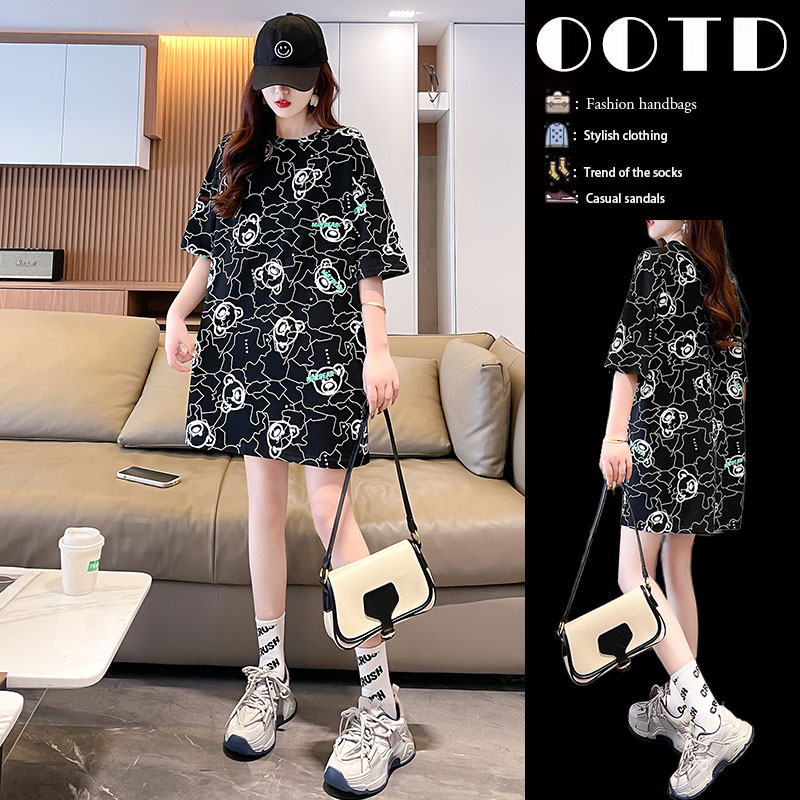 เสื้อยืดคนอ้วนแบบโอเวอร์ไซส์แบบ ulzzang fashion สนใจทักแชท