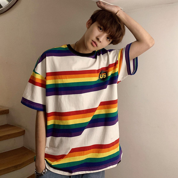 เสื้อยืดผู้ชายอ้วน S-5XL(อกเสื้อ39-51นิ้ว)