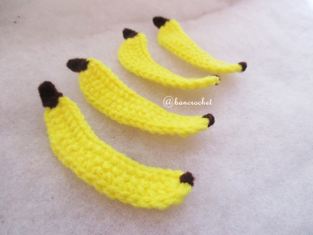 กล้วยถักโครเชต์ banana fruit crochet