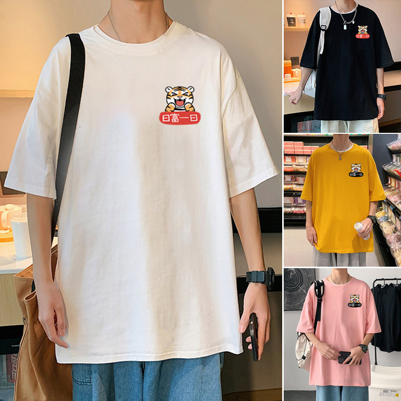 เสื้อยืดผู้ชายอ้วน XL-5XL อกเสื้อ40-52 นิ้ว