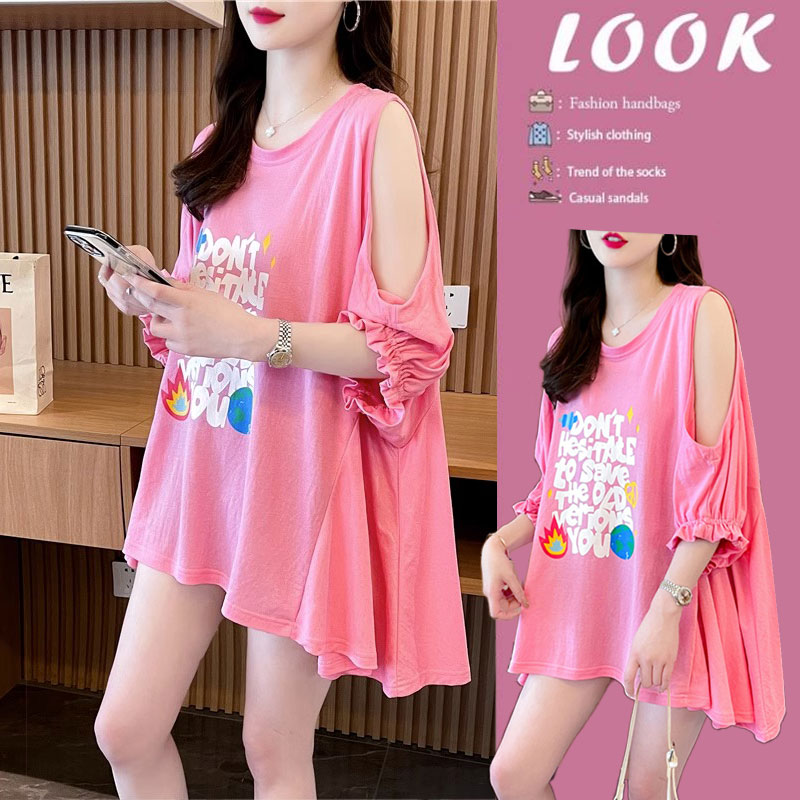 เสื้อยืดคนอ้วนแบบโอเวอร์ไซส์แบบ ulzzang fashion สนใจทักแชท