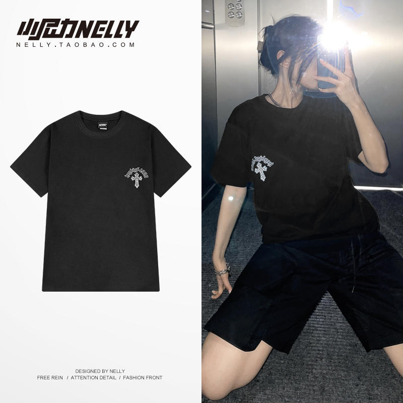 เสื้อยืดคอกลม ผู้ชาย เสื้อยืดผู้ชายเกาหลี เสื้อยืดเกาหลี แบรนด์ NELLY