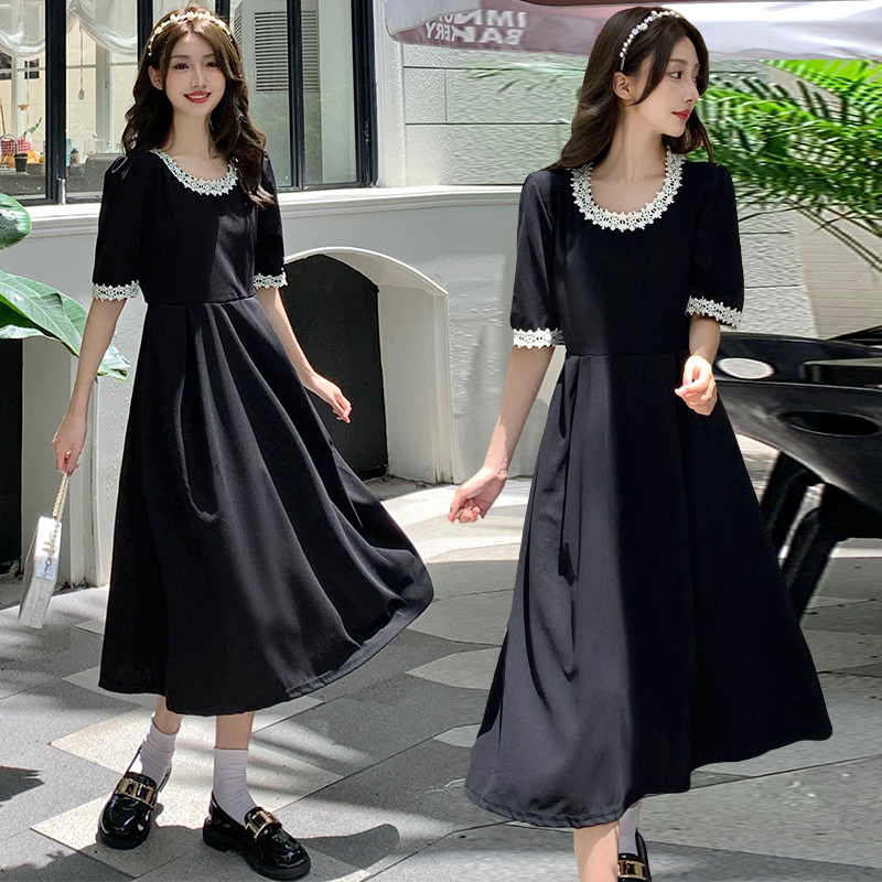 เดรสแขนสั้น มีไซส์ L-4XLอก 38-47 นิ้ว ใส่ได้ทั้งสาวหุ่นดีน่ารักจนถึงสาวอวบพลัสไซส์ จัดส่งฟรี! ทักแชทสั่งซื้อ